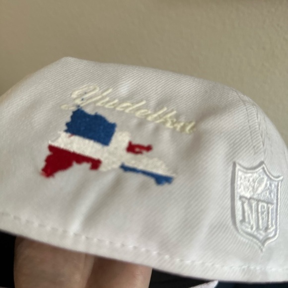 59 FIFTY Buffalo Bills Hat White On Whte Exclusive Yohandy NWT Fitted Size 8 - Picture 7 of 17